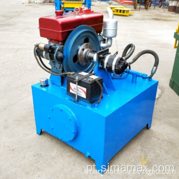 Bloco de motor diesel e máquina de fabricação de tijolos QT4-30